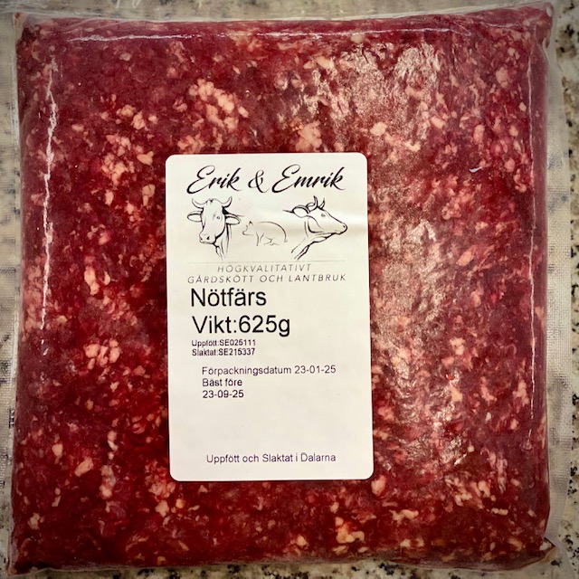 nötfärs